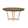 China Dark Brass Wooden Dining Room Tables , High End Restaurant Furniture wholesale