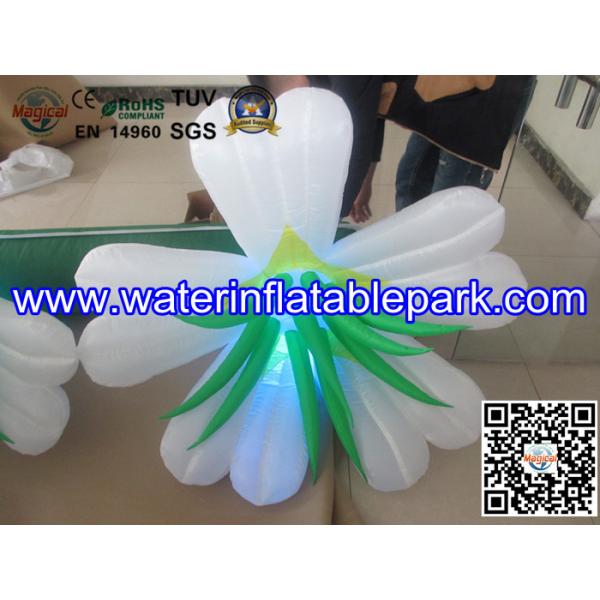 Giant  Flower Inflatable Decoration With LED , Inflatable Flower Chain Decoration