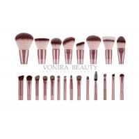 China Champagne Private Label Makeup Brushes 22 Pieces , Synthetic Makeup Brushes on sale