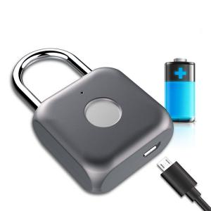 China IP65 Smart Outdoor Padlock Mini Keyless Outdoor Fingerprint Padlock supplier