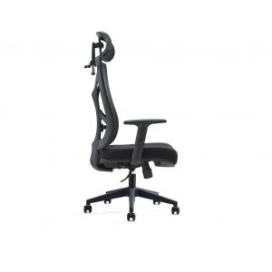 China Operator Netted Mesh Seat Office Chair With Headrest supplier