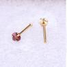 Hot sale body jewelry wholesale stainless steel cz nose piercing