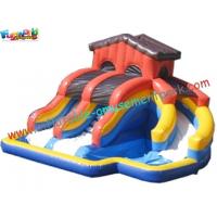 China Popular Outdoor Inflatable Water Slides , Inflatable Pool Slide With CE , EN14960 on sale