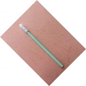 China Small Green Stick ESD Safe Swabs , Open Cell Cotton Tipped Swabs TX742B supplier