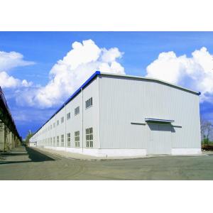 China Large Prefabricated Steel Buildings / Metal Workshop Buildings With Epoxy Coating Floor supplier