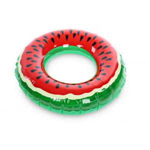 China Inflatable Watermelon Swimming Ring / Inflatable Beach Lounger supplier