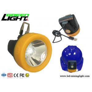 China Cordless SE Mining Hard Hat Lights , Led Miners Cap Lamp Li-Ion With Battery Charger supplier