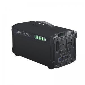 China Portable 500w 120Ah 444Wh Small Rechargeable Generator For Camping supplier