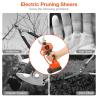 China 40mm Orange Cordless Pruning Shears Electric With Handguard 1000W wholesale
