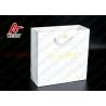 White Card Paper Material Promotional Carrier Bags , Branded Promotional