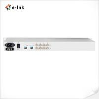 China Fiber PDH Multiplexer 19 Rack 4 Channels 10/100/1000M Interface Ethernet Switch on sale