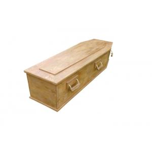China Funeral Equipment Selected Solid Wood Caskets With Handles Handmade Handmade supplier