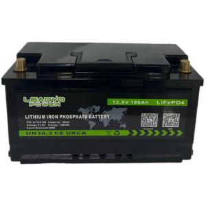 China 12.8V 100Ah LiFePO4 Recreational Vehicle Batteries Deep Cycle L4 L5 For RV Camper supplier
