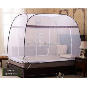 China Large Mosquito Folding Netting Bed Tent Portable Foldable Pop up Mosquito Net for Bed wholesale