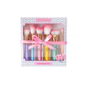 Christmas Gift Cosmetic Cute Makeup Brushes With Lovely Pink Soft Hairs