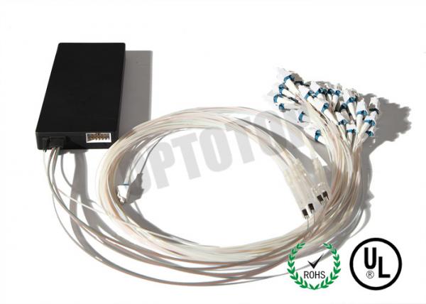 Высокий Splitter 0.9mm PLC оптического волокна ABS единообразия 1X32 2m для FTTH