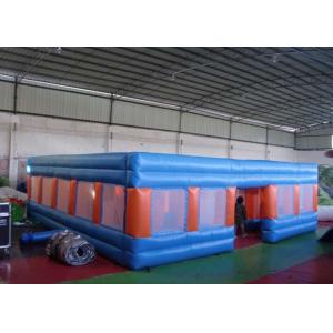 0.55mm PVC Kids Playground Inflatable Outdoor Games Blow Up Maze EN14960