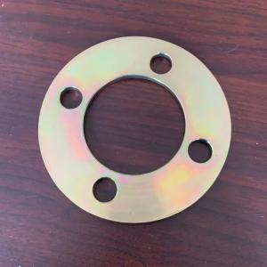 China Yellow Galvanized Carbon Steel DIN Pipe Flange Ansi Flat Face Flange supplier