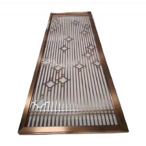 Custom Decorative Metal Screen Panel Stainless Steel Living Room Furniture Room Divider