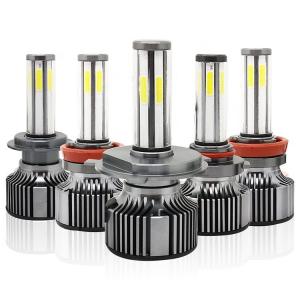 China COB 6 Sides 360 Degree LED N6 Car Headlights Bulbs H1 H3 H4 H7 9005 9006 supplier