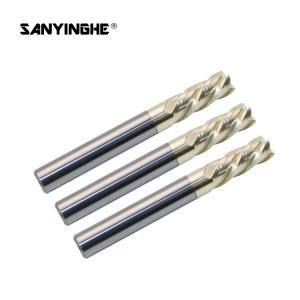 China 4 Flute Corner Radius Solid Carbide Taper End Mill For Stainless Steel supplier