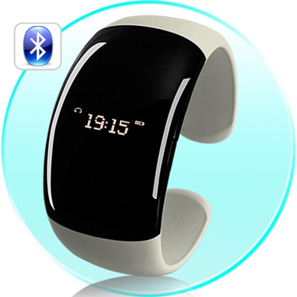 Bluetooth Bracelet Watch with Screen Calling ID Displayer Distance Vibration