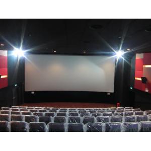 China 25m Width Seamless Silver Projection Screen For Giant Cinema Hall supplier
