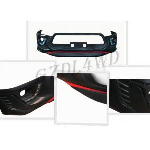 China ABS Plasitic Trd Logo Car Front Bumper Guard For Toyota Hilux Revo 2015 2016 supplier