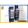 China Light Weight Cosmetic Corrugated Cardboard Display Stands , Retail Display Racks wholesale