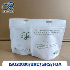 China Factory-Direct And Biodegradable Translucent Stand Up Pouches For Bath Accessories Packaging Available In Multiple Sizes. supplier