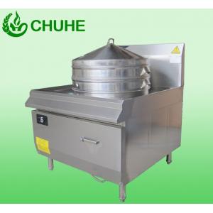 380V Energy Saving Stainless Steel Bun Steamer , Dim Sum Steamer Commercial