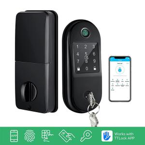 Smart Deadbolt Door Lock Keyless Electronic Fingerprint Keypads Password RFID Card