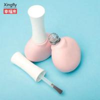 China Unique Nail Gel Polish Glass Bottle OEM Custom Empty Gel Polish Bottles With Brush And Cap on sale