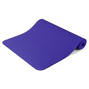 Purple Yoga Exercise Equipment NBR Material Waterproof Yoga Mat Lead Free