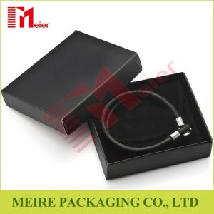 China Black bracelet jewelry packaging,wedding gifts or birthday gifts box for men supplier