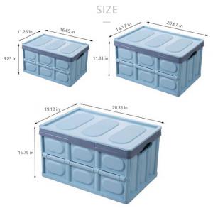 30L Plastic Car Trunk Organizer Collapsible Plastic Storage Boxes