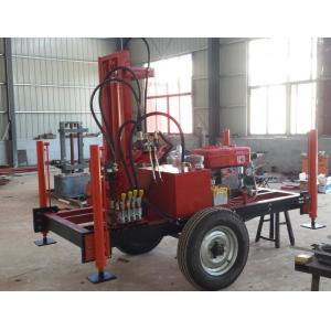 China 210m Portable Hydraulic Water Well Drilling Machine With 150r/Min Rotation Speed supplier
