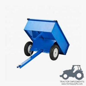 WCART- 2Wheel 9.9cubic. Utility Cart Trailers -Foldable Garden Trailer With Bolted Box