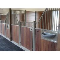 China Full Weld Metal Prefab Horse Stables , Outdoor Pole Barn Horse Stall Door Kits on sale