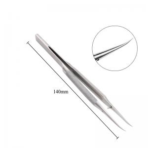 Precision titanium alloy fly line fingerprint tweezers for phone cooper wire repair clip jumper line 0.02mm