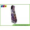 China Free Standing Corrugated Display Stand , 7 Inch LCD Screen Cardboard Shop Display For DIY Knitting FL169 wholesale