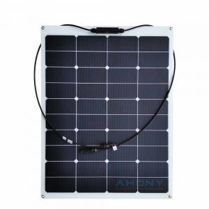 Mono 50w Semi Flexible Solar Panel High Efficiency For Camping Rv