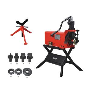 STG9A 1'' - 8'' Roll Groover Machine from China with folding carriage for easy assemble and move