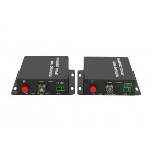 CVI TVI AHD R232 / RS422 / R485 BNC To Video Digital Optical Converter For IP Camera FC Connector
