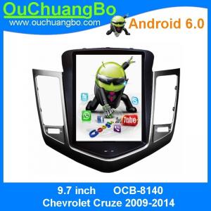 Ouchuangbo 9.7 inch Vertical Screen Tesla Style Android 6.0 car audio gps navi radio for Chevrolet Cruze 2009-2014
