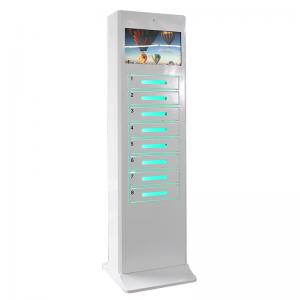 Intelligent Self Service Cell Phone Charging Stations Kiosk Lockers For Mobile Phone
