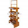 Wooden Display Stands Veneer Finishing 4 / 5 Tiers Drinks Visual Merchandising