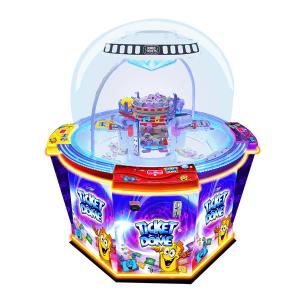 240V Redemption Game Machine Unis Ticket Dome Rfid Ticket Merchandiser For 4 Player