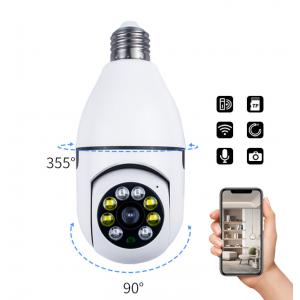 1080P Wifi Light Bulb Security Camera Auto Tracking Night Vision With E27 Socket