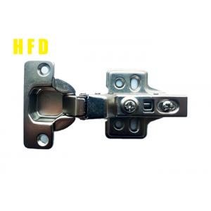 Iron Nickel Plated 4 Hole Kitchen Cabinet Door Hinges 110 Degree
